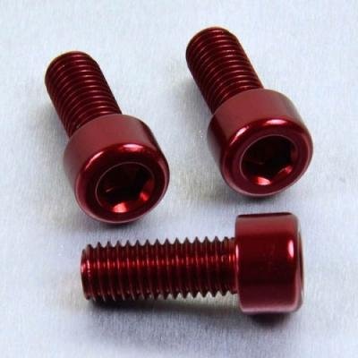 Pro-Bolt LPB820 Aluminium Zylinderkopfschraube Pro-Schraube, M8 x 1.25mm x 20mm, Rot von Pro-Bolt