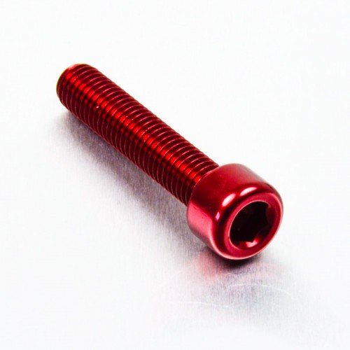 Pro-Bolt LPB840 Aluminium Zylinderkopfschraube Pro-Schraube, M8 x 1.25mm x 40mm, Rot von Pro-Bolt