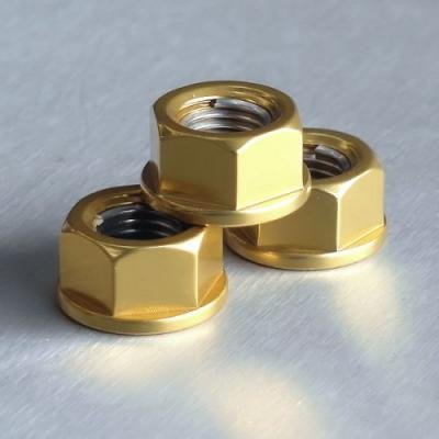 Pro-Bolt LSPN10 Aluminium Kettenradmutter, Gold von Pro-Bolt