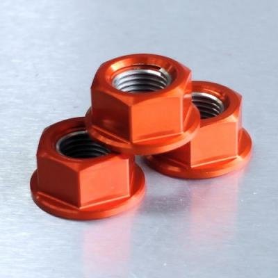 Pro-Bolt LSPN12 Aluminium Kettenradmutter, Orange von Pro-Bolt