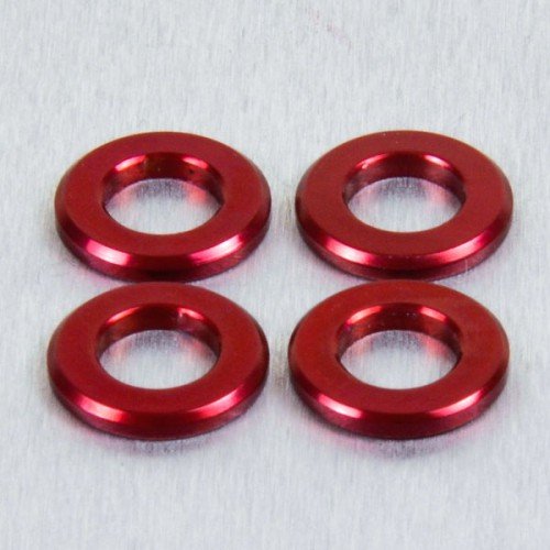 Pro-Bolt LWA5 Aluminium Scheibe, M5, Rot von Pro-Bolt