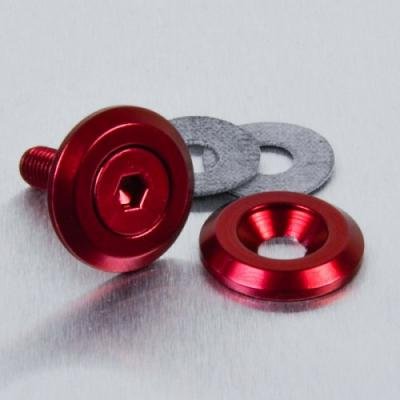 Pro-Bolt LWAC6-19 Aluminium Senkscheibe, M6, Rot von Pro-Bolt