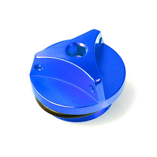 Pro-Bolt OFCY10 Aluminium Öleinfüllverschluss für Yamaha, Neues Design, Blau, M27 x 3.00mm von Pro-Bolt