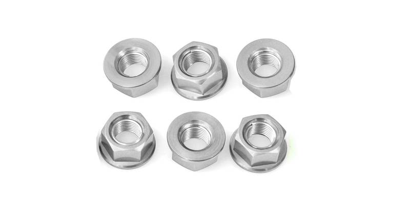 Pro-Bolt SPN12 Aluminium Mutternsatz, 12mm x 1.25, Silber, 6 Stück, Set of 6 von Pro-Bolt