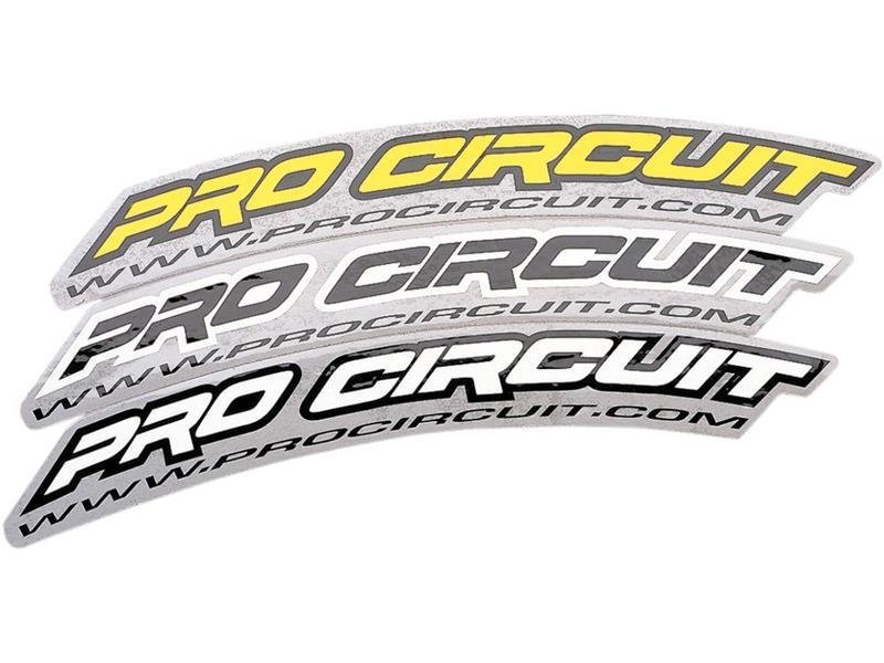 PRO CIRCUIT Frt Fndr Decal Www.-Blk von Pro Circuit