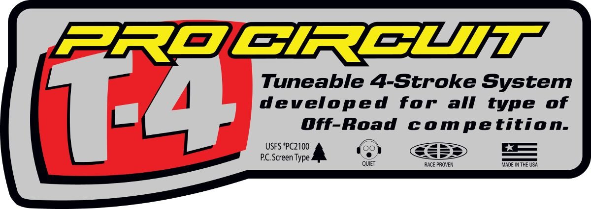 PRO CIRCUIT Silencer Sticker T-4 von Pro Circuit