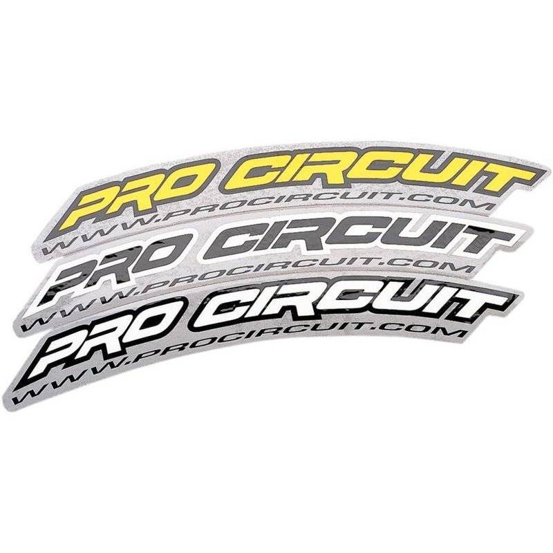 Pro Circuit FRT FNDR DECAL WWW.-BLK von Pro Circuit