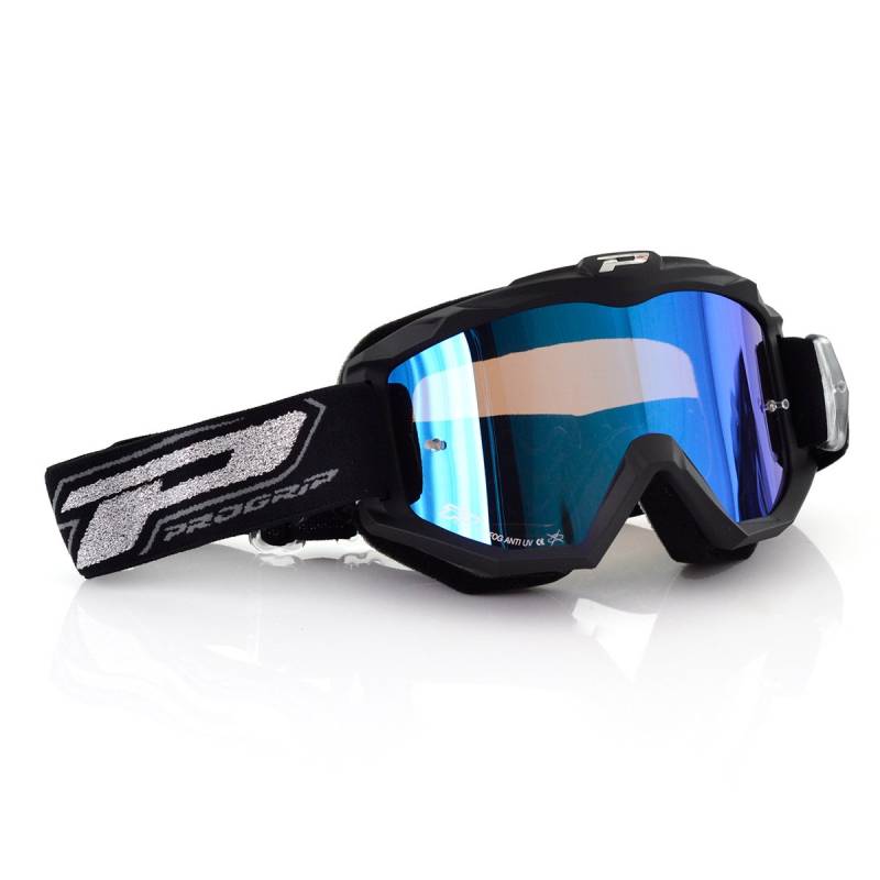 Progrip Motocross Brille 3204, Matt Schwarz, Einzig Größe von Progrip