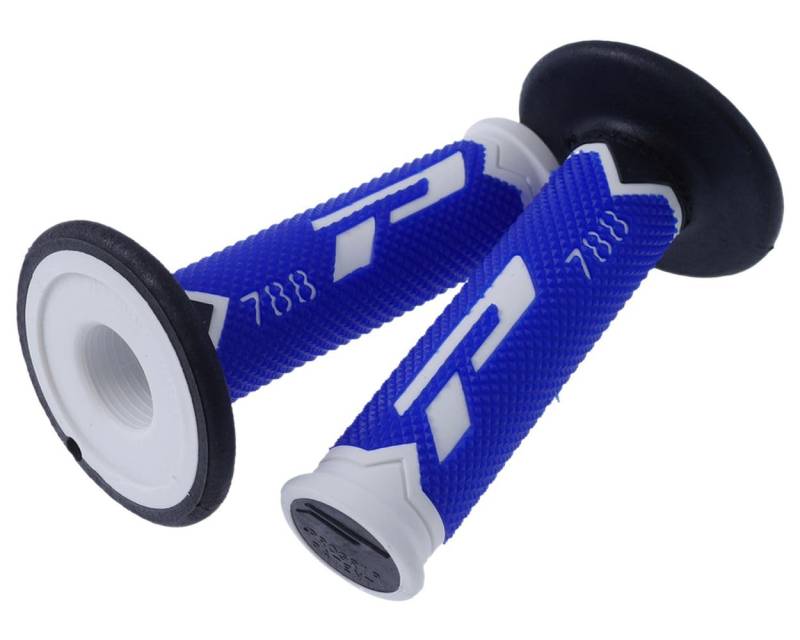 Überzug Griff PROGRIP Off Road 788 Dreifach Dichte -fuss- Weiß-blau-schwarz von Progrip