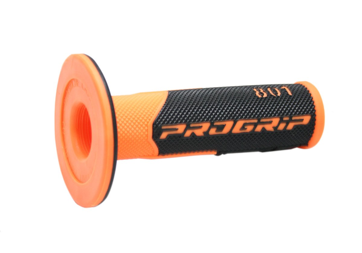 Progrip PA080100AF02 Progrip Lenkergriffe MX 801, Fluo Orange/Schwarz von Progrip