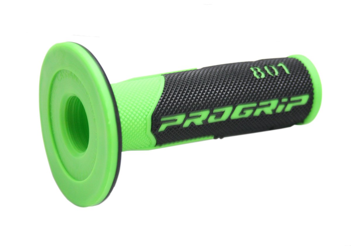 Progrip PA080100VF02 Progrip Lenkergriffe MX 801, Fluo Grün/Schwarz von Progrip