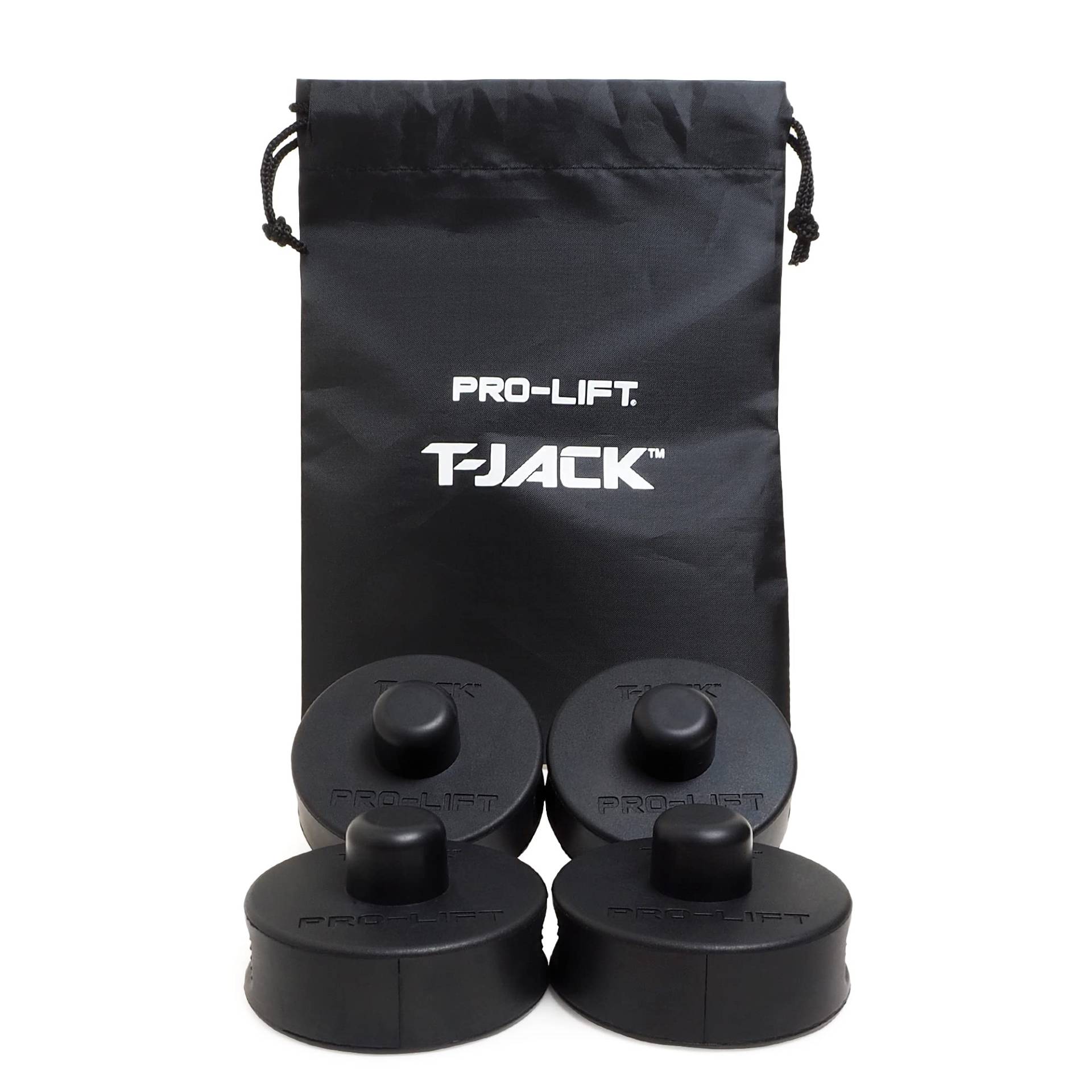 Pro-Lift Tesla Jack Pad - Lifting Adapter for Tire Repair Rotation - Model 3/S/X/Y Accessories Protect from Car Battery from Damage - 4 Pucks with Storage Bag von Pro-Lift