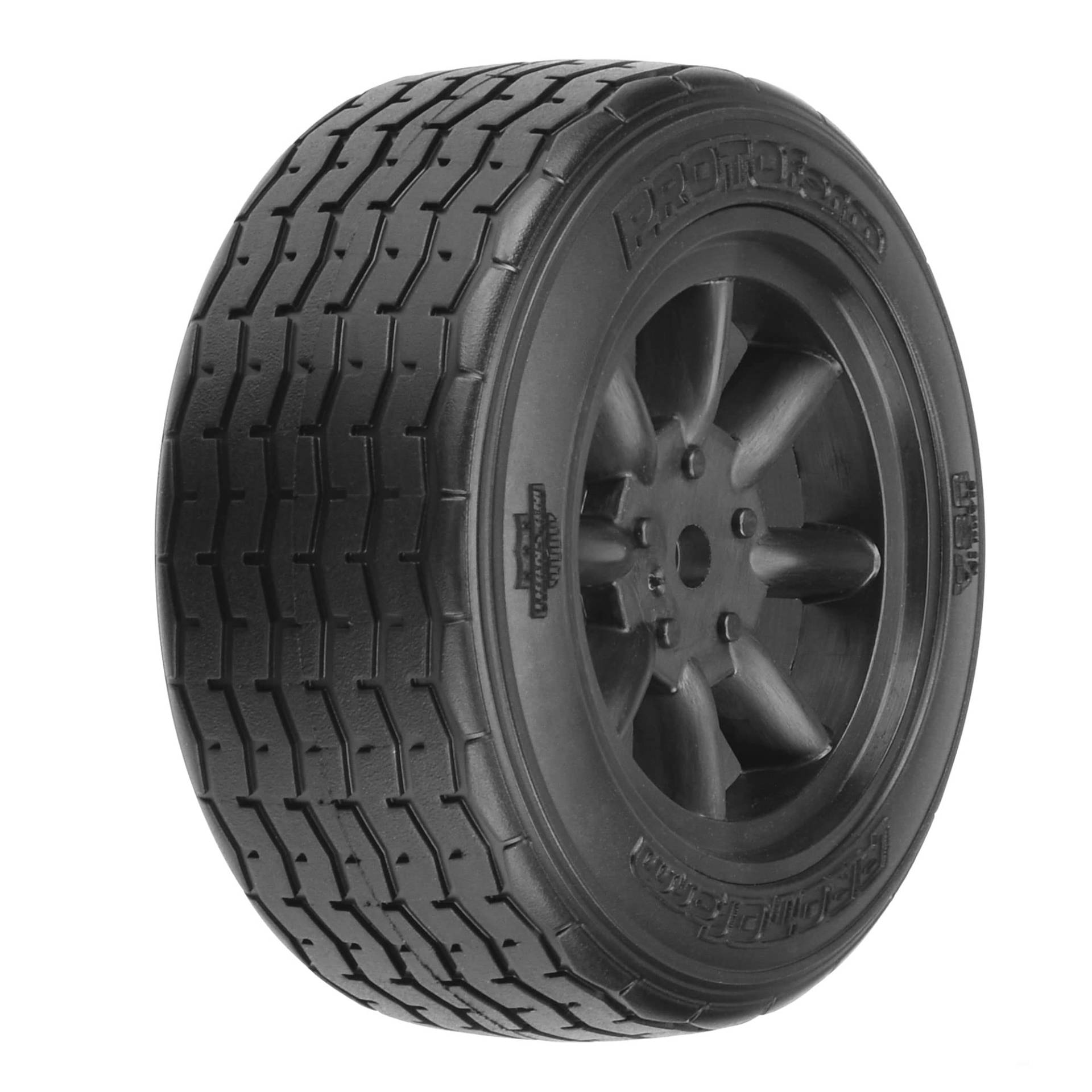 PROTOform 1/10 VTA Front 26mm VTA Tires Mounted 12mm Blk Wheels (2) von Pro-Line