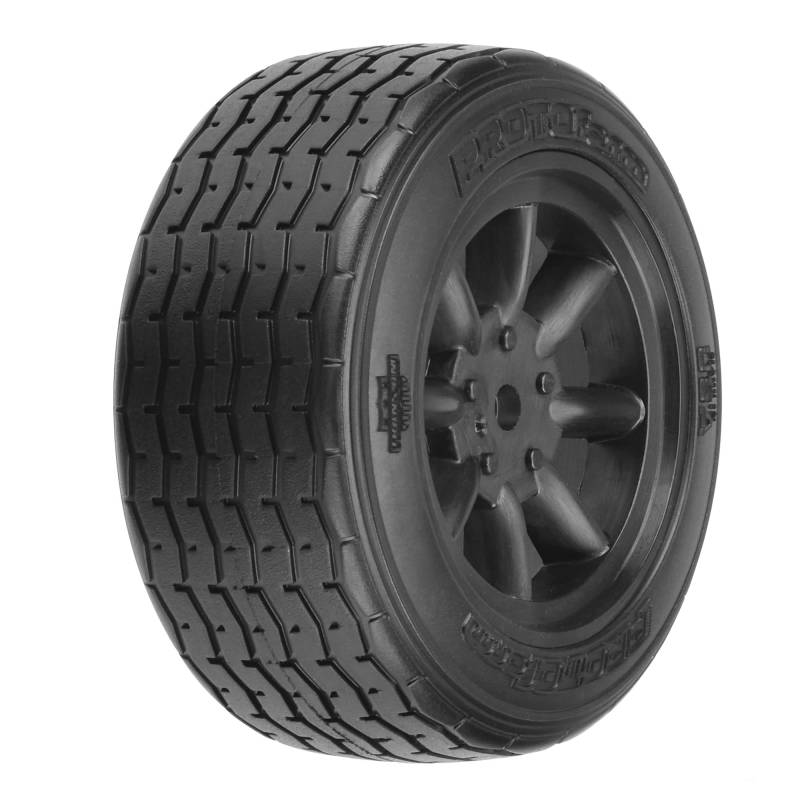 PROTOform 1/10 VTA Front 26mm VTA Tires Mounted 12mm Blk Wheels (2) von Pro-Line