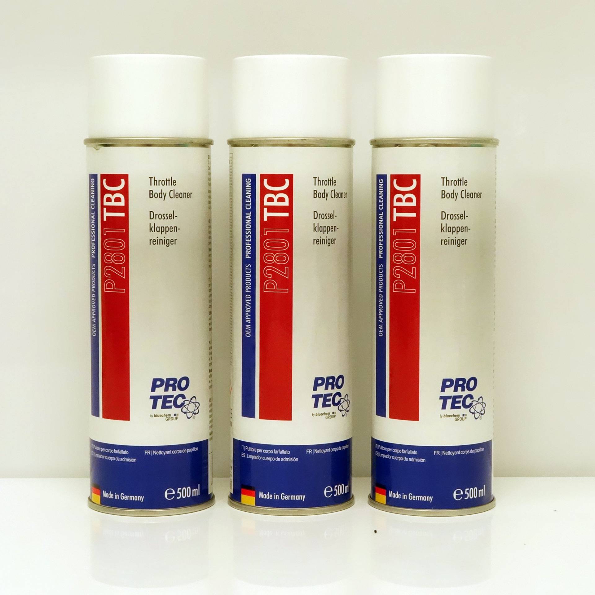 3er SET PRO TEC Drosselklappen Reiniger 500ml P2801 von Pro Tec