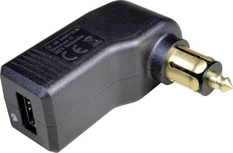 ProCar Gewinkelter USB Normstecker Belastbarkeit Strom max.=3 A 12 V, 24 V von ProCar