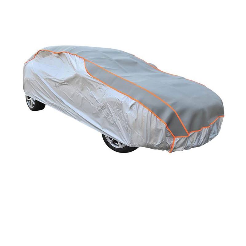 PRO PLUS Hagelschutzgarage XL für Oberklasse und Kombi Limousinen Winter geeignet 482x177x119cm - Silber mit Gummizug + Gratis Parkscheibe von ProPlus