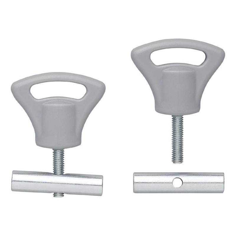 ProPlus Endstopper Plastikknopf für Kederschiene 8-10mm Set von 2 Stück von ProPlus