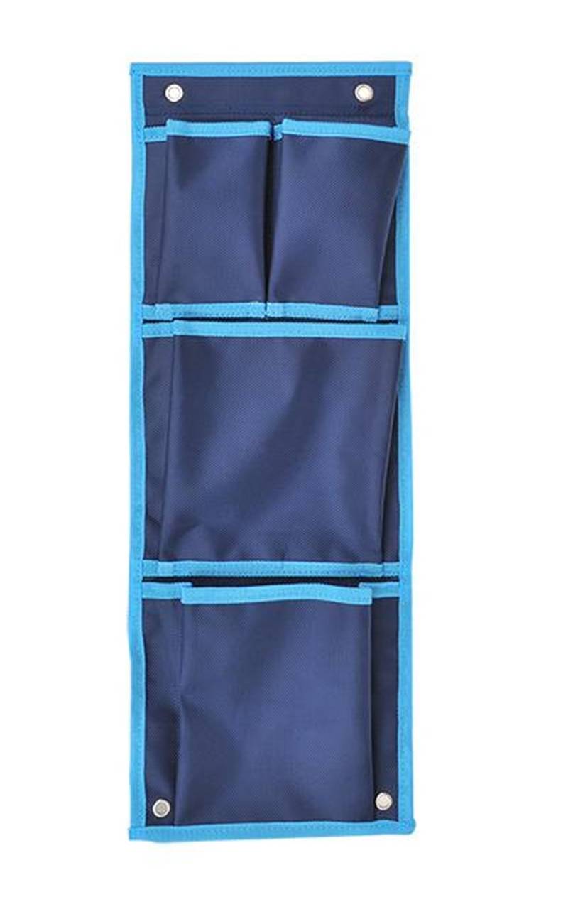 ProPlus 362062 Hängetasche/Hängeorganizer mit 4 Fächern 20x57cm, blau von ProPlus