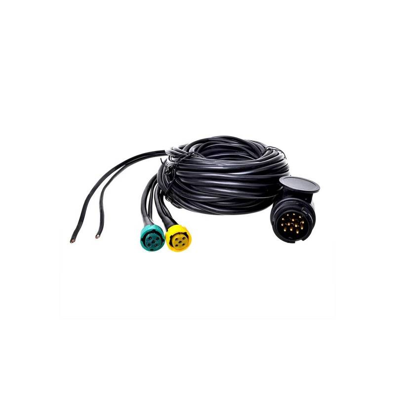 ProPlus Kabelsatz 7M mit Stecker 13-polig und 2X Steckverbinder 5-polig + 5M DC, 28 von ProPlus