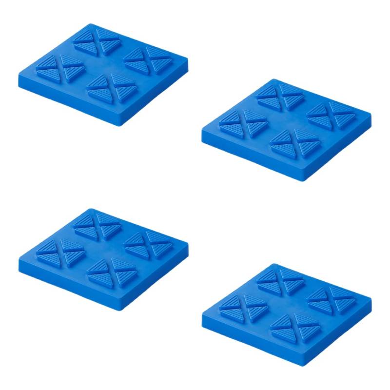 ProPlus Stützplatten stapelbar 21x21x3,3cm Set von 4 Stück von ProPlus