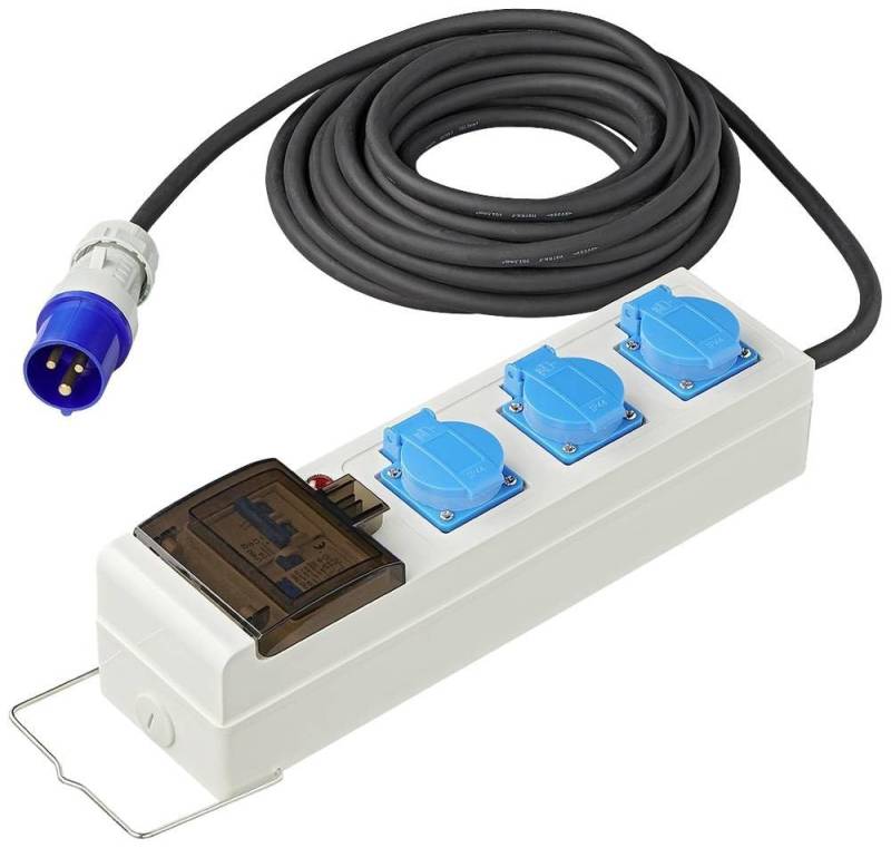 ProPlus Zelt-/Faltwagen-Steckdose 10M 3x2,5mm² mit MCCB und RCD von ProPlus