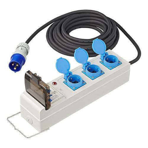 ProPlus Zelt-/Faltwagen-Steckdose 20M 3x2,5mm² mit MCCB und RCD von ProPlus