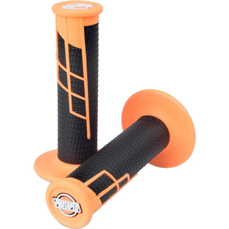 ProTaper Clamp-On Griffe Half Waffle neon orange/schwarz von ProTaper