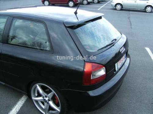 ProTuning Heckspoiler Audi A3 8L S-Line 2003 Schwarz lackiert Faserverstärkter Kunststoff (FRP) Einschraubbar Rear von ProTuning