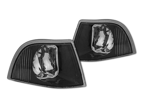 Blinker vorne für Volvo S40 / V40 MK1 1996–1999, transparent, OE-Look, Schwarz von ProTuning