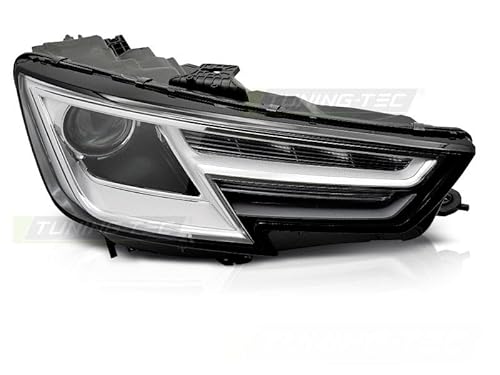 DRL Xenon-Scheinwerfer, schwarz, rechte Seite, TYC, passend für Audi A4 B9 15–19 von ProTuning