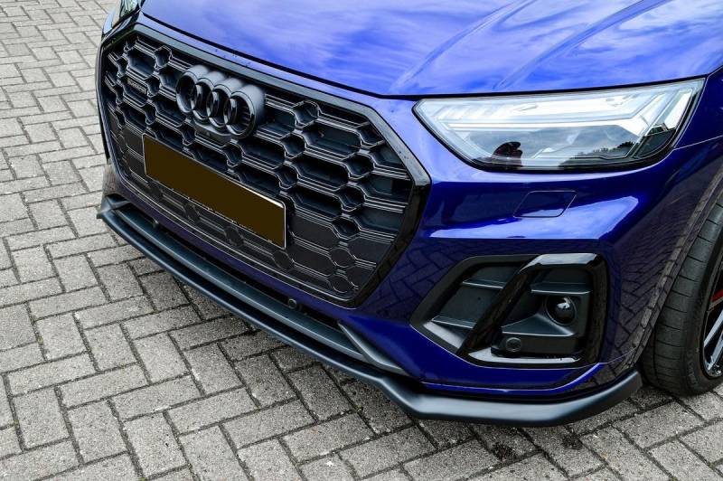 Defekted Schwarz glänzend Frontstoßstange Spoiler/Schürze/Volant für Audi SQ5 + Q5 S-Line FYB 21-24 von ProTuning