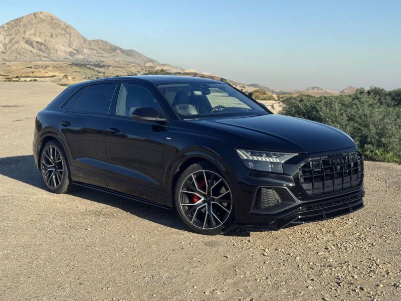 Frontstoßstangen-Spoiler/Schürze/Splitter für Audi Q8 S Line SQ8, Schwarz glänzend von ProTuning