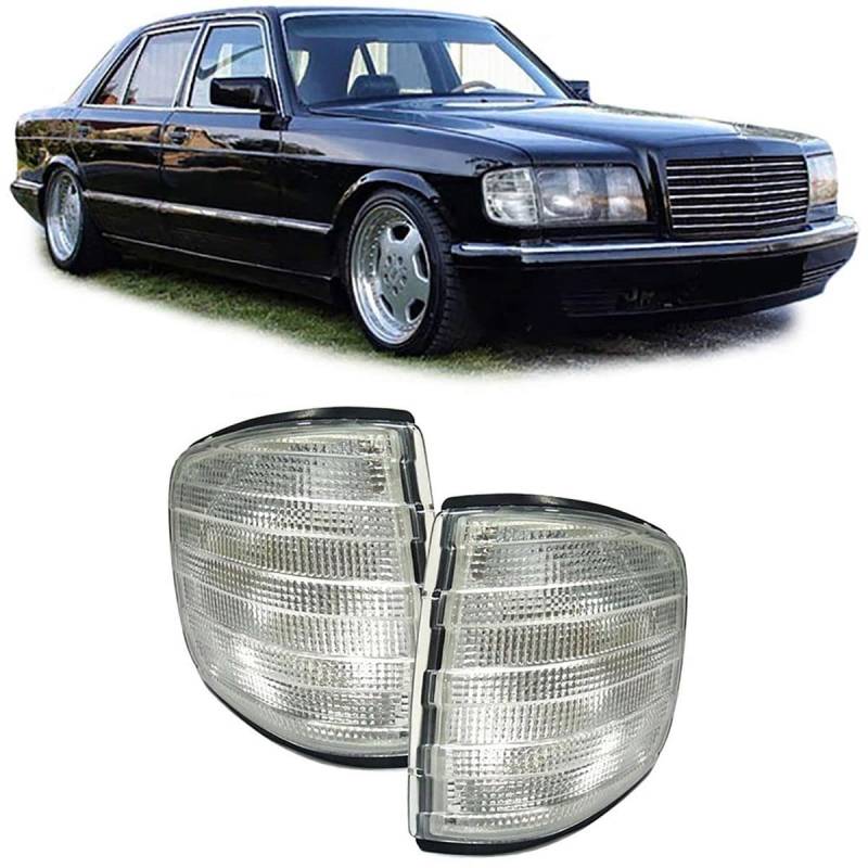 Frontweiß-Blinker/Indikatoren für Mercedes W126 (C126) alle Modelle von ProTuning