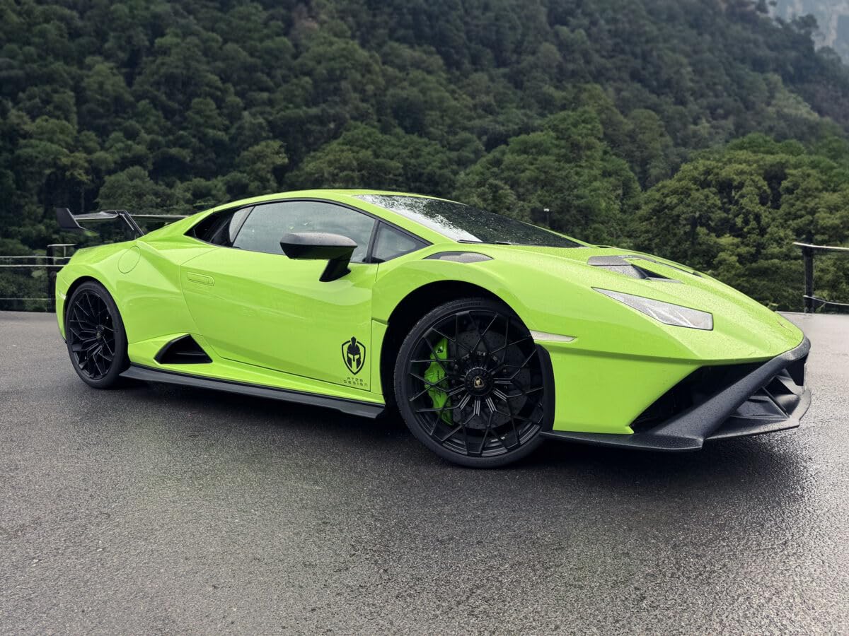 Matte Carbon Sideskirt Aero Klingen für Huracan STO von ProTuning