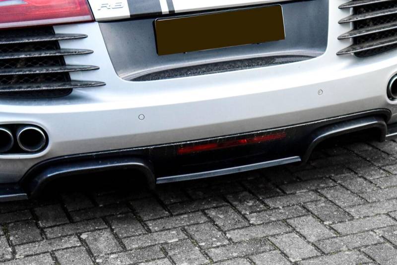 Performance Heckstoßstangen-Diffusor mit Rippen/Lamellen für Audi R8 42 2006–2015 von ProTuning