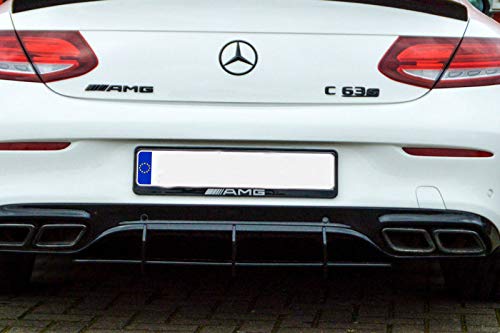 Performance Heckstoßstangen-Diffusor mit Rippenlamellen für MB C-Klasse C63AMG C205 / A205 15-18 von ProTuning