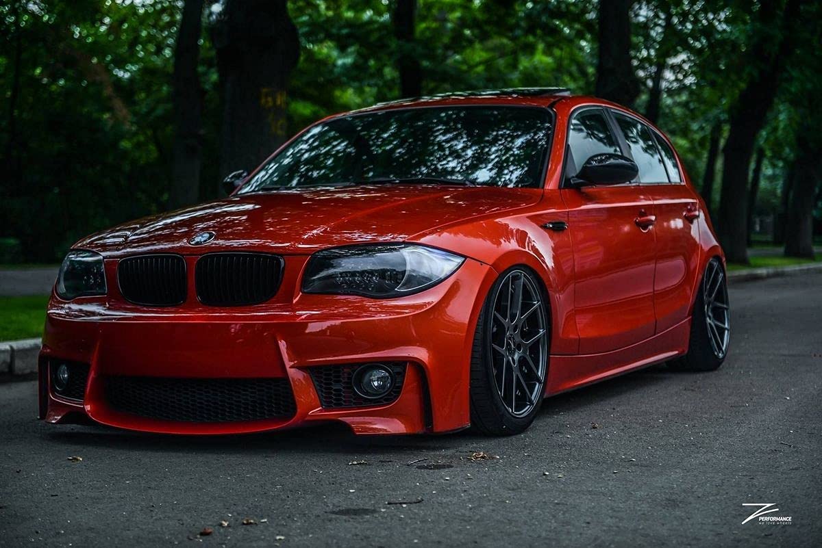 ProTuning Stoßstange unten für BMW 1er E81, E82, E87, E88 - M1 Look - ABS Kunststoff - Schwarz von ProTuning