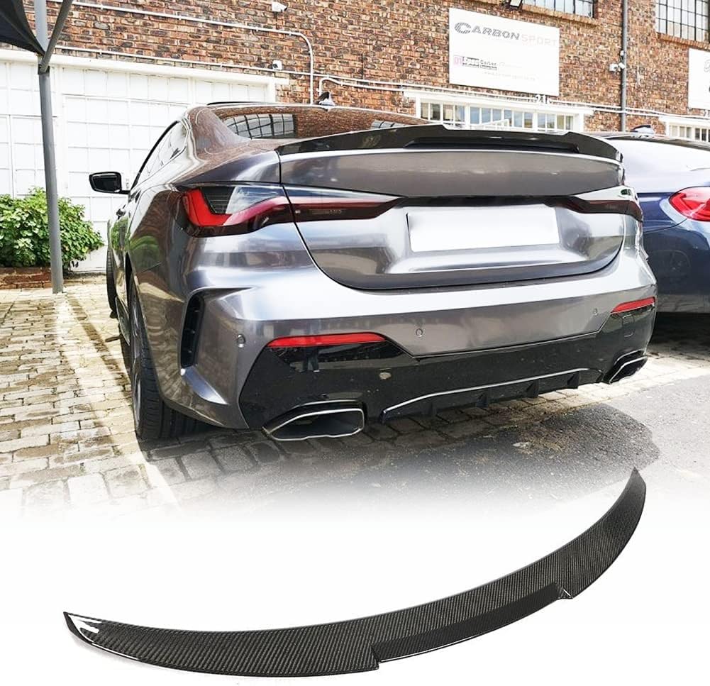 Kohlefaser Auto Heckspoiler für BMW 4 Series I4 G26 420i 430i 440i M Sport Hatchback 4 Door 2021-2023,Heckspoiler Kofferraumdeckel Dachflügel von Proborn