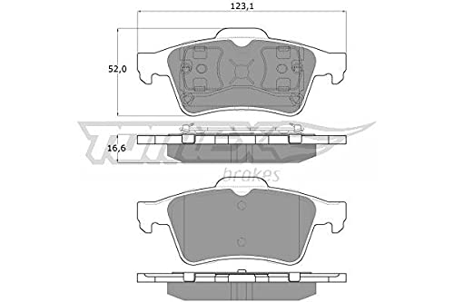 Procodis Frankreich PF1295 Bremsbelagsatz, Scheibenbremse von Procodis France