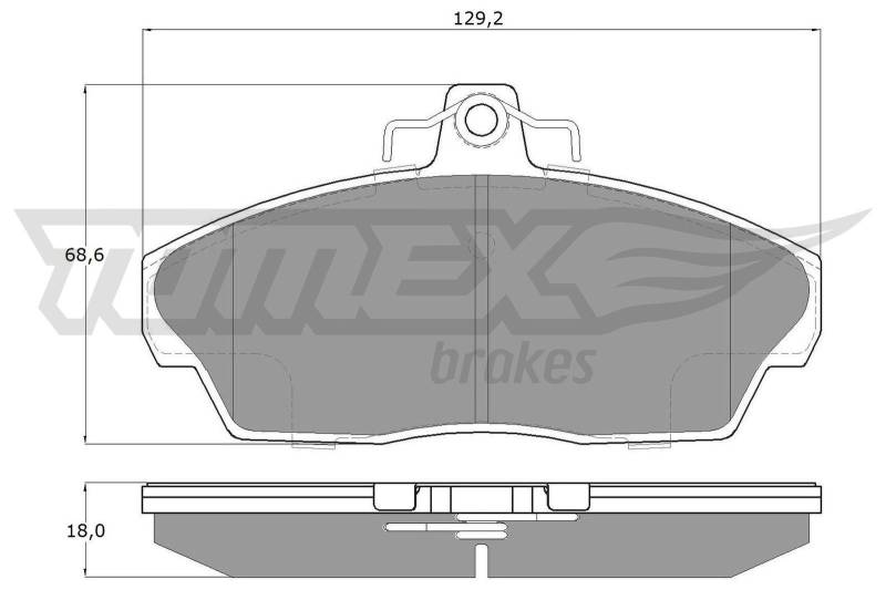 Procodis Frankreich PF1540 Bremsbelagsatz, Scheibenbremse von Procodis France