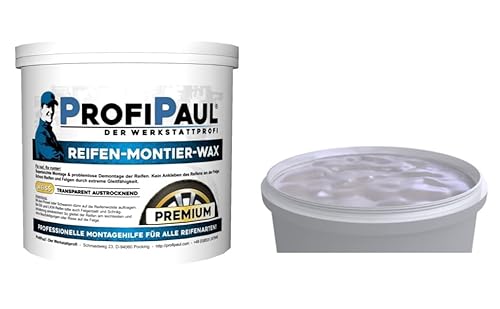 ProfiPaul Reifenmontagepaste Premium Weiss 5 kg Eimer hochcremig und TOP verarbeitbar von ProfiPaul