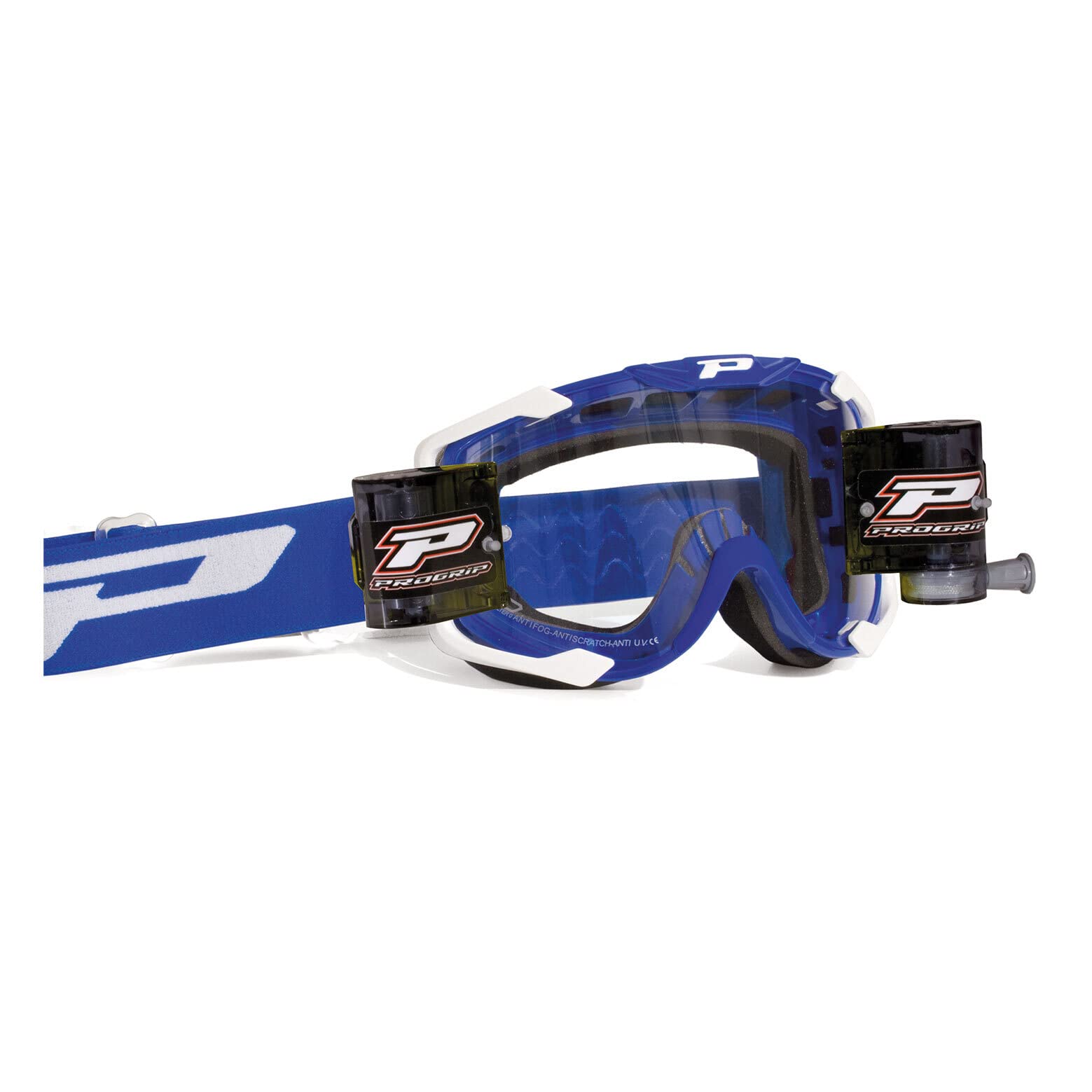 Progrip 3400 Goggle Menace XL Roll Off (Erwachsene, Blau) von Progrip