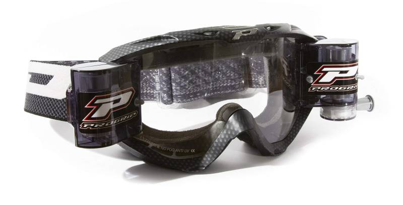 Progrip 3450 Goggle mit Roll Off System (Erwachsene, Carbon) von Progrip