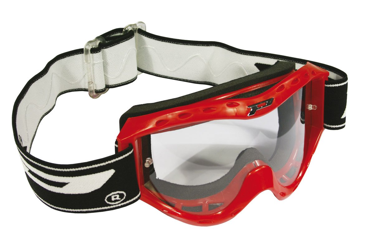 Progrip Kinder Motocross Brille Kid Line, Rot, Größe Universell für alle Kids von Progrip