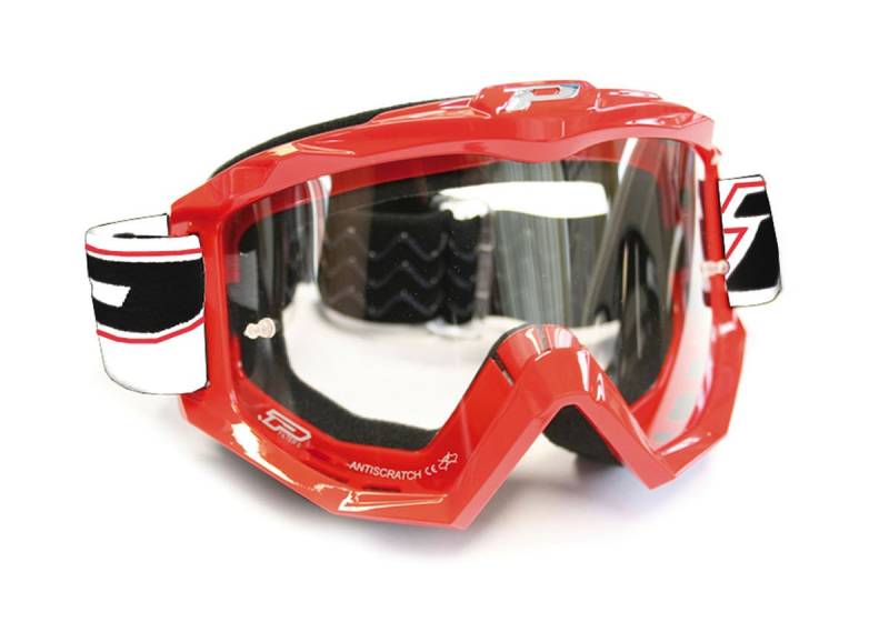 Progrip Motocross Brille Raceline, Rot von Progrip