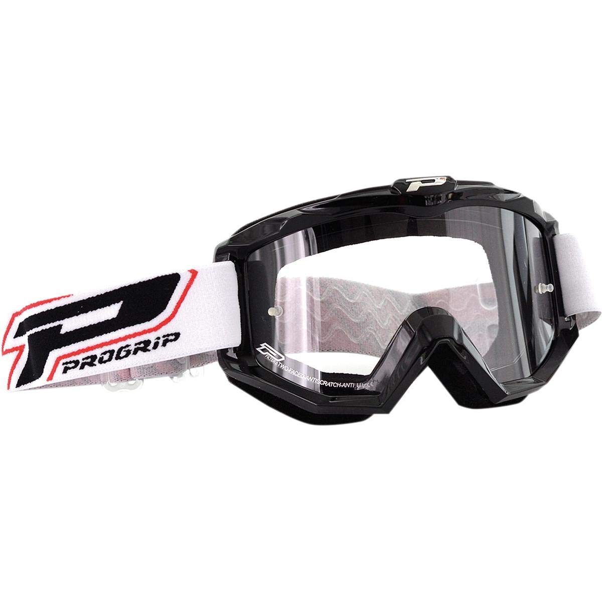 Progrip PZ3201NE Goggle Race Line, Erwachsene, Schwarz von Progrip