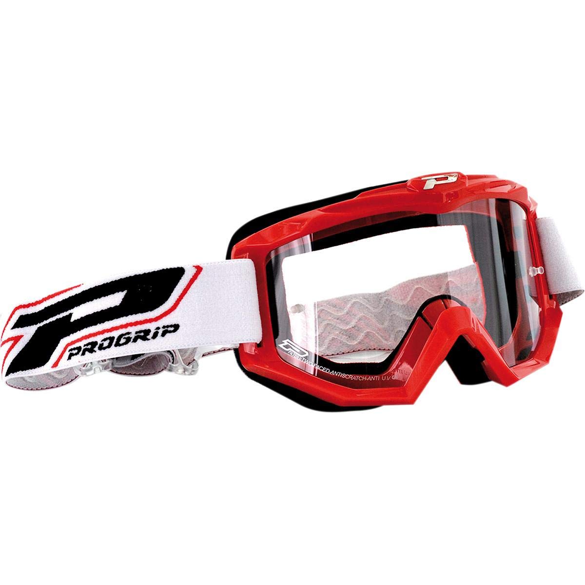 Progrip PZ3201RO Goggle Race Line, Erwachsene, Rot von Progrip