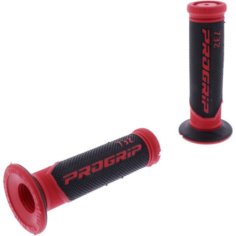 Progrip pa073200ro02 lenkergriffe griffgummi schwarz/rot von Progrip