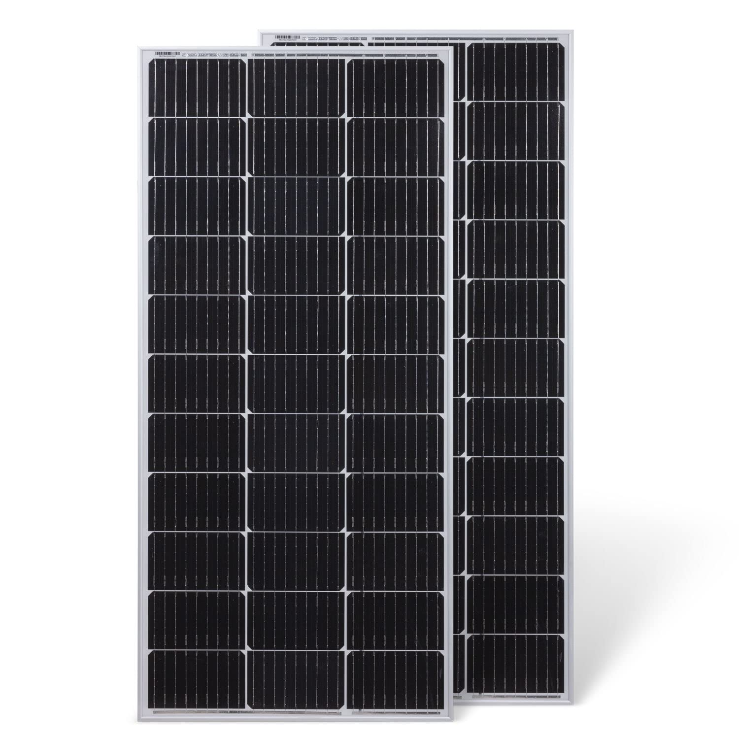 2x Protron Mono 120W Solarmodul Photovoltaik Monokristallin Solarpanel Solarzelle 240 Watt Mono Solar 12V für Wohnmobil, Garten, Boot von Protron